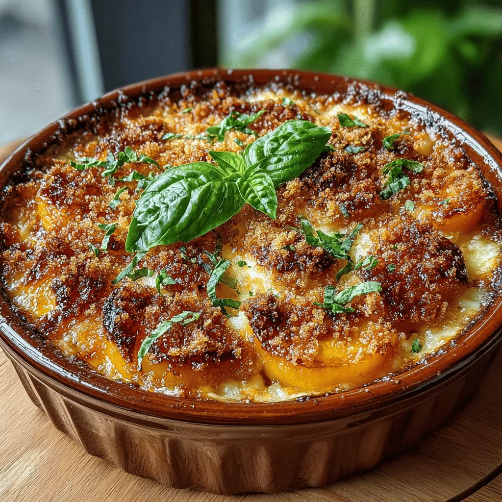 Cheesy Peach Casserole is a delightful culinary creation that marries the sweetness of ripe peaches with the rich, creamy texture of various cheeses. This unique dish exemplifies the evolving landscape of comfort food, where traditional savory recipes are enhanced by the vibrant flavors of fresh fruits. As comfort food continues to rise in popularity, more home cooks are embracing the idea of incorporating fruits into savory dishes, creating a symphony of taste that is both comforting and exciting. Cheesy Peach Casserole stands out as a versatile option, perfect for family dinners, summer barbecues, or potluck gatherings, where it is sure to impress guests and tantalize taste buds alike.