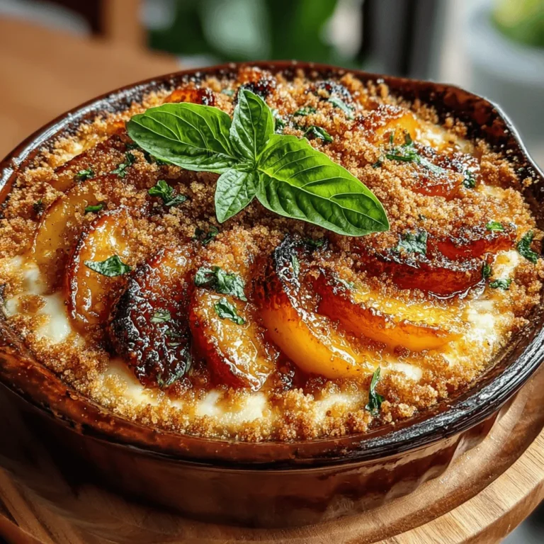 Cheesy Peach Casserole is a delightful culinary creation that marries the sweetness of ripe peaches with the rich, creamy texture of various cheeses. This unique dish exemplifies the evolving landscape of comfort food, where traditional savory recipes are enhanced by the vibrant flavors of fresh fruits. As comfort food continues to rise in popularity, more home cooks are embracing the idea of incorporating fruits into savory dishes, creating a symphony of taste that is both comforting and exciting. Cheesy Peach Casserole stands out as a versatile option, perfect for family dinners, summer barbecues, or potluck gatherings, where it is sure to impress guests and tantalize taste buds alike.