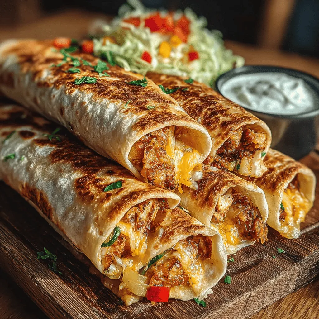 In today's fast-paced world, finding a meal that is both nutritious and satisfying can often feel like a challenge. Enter the Crunchy Chicken & Veggie Fiesta Wraps—a delightful solution for busy weeknights or casual gatherings that promises to please the palate while nourishing the body. This recipe beautifully combines lean protein, a colorful array of vegetables, and a satisfying crunch, making it an ideal choice for anyone looking to whip up a quick yet healthy meal.