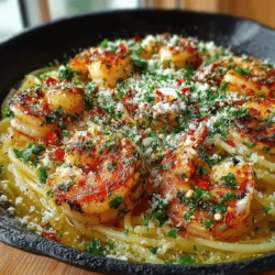 Zesty Lemon Garlic Shrimp Pasta Recipe