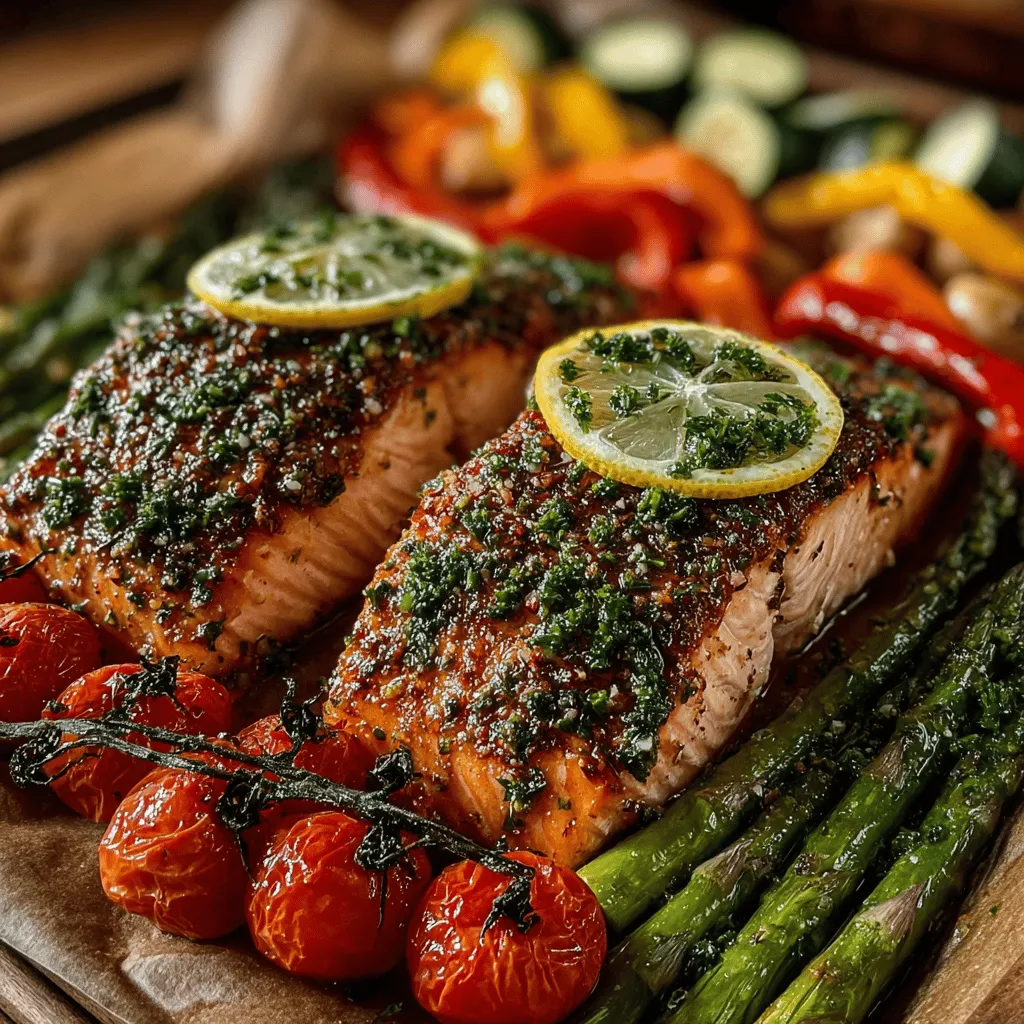 In today's fast-paced world, one-pan meals have surged in popularity among home cooks. These convenient dishes allow for a seamless cooking experience, combining a variety of ingredients into a single vessel, thus minimizing cleanup while maximizing flavor. One such recipe that perfectly embodies the essence of one-pan cooking is the Zesty One-Pan Lemon Herb Salmon with Rainbow Veggies. This vibrant dish not only offers a delightful culinary experience but also packs a nutritional punch, making it an ideal choice for busy individuals and families eager to maintain a healthy diet without sacrificing taste.