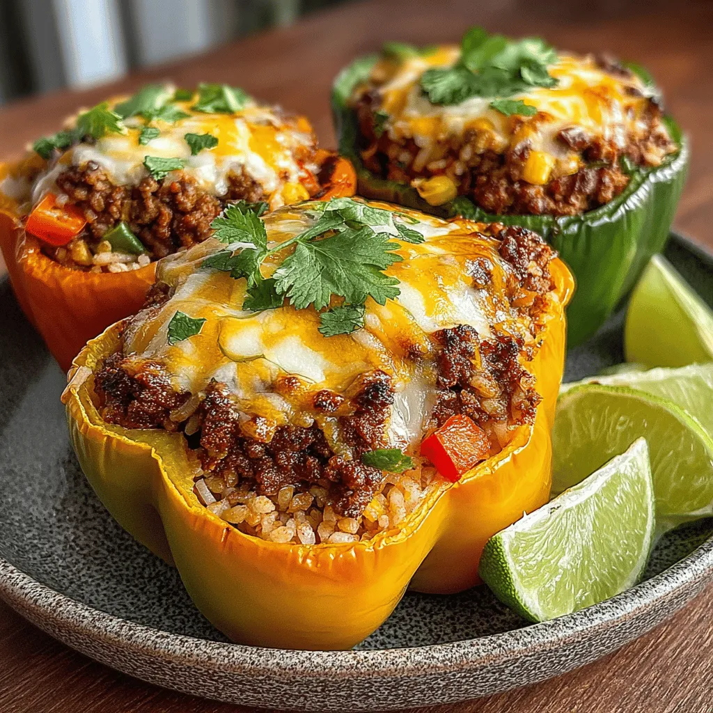 Stuffed peppers have long been regarded as a quintessential comfort food, offering a delightful combination of textures and flavors. This dish, which dates back centuries, showcases a vibrant bell pepper filled with a savory mixture of meat, rice, and seasonings. Hearty Beef & Rice Stuffed Peppers elevate this classic dish, making it not only delicious but also nutritious. Packed with protein, fiber, and essential vitamins, this recipe caters to diverse palates and dietary preferences, making it an excellent choice for family dinners or casual gatherings.