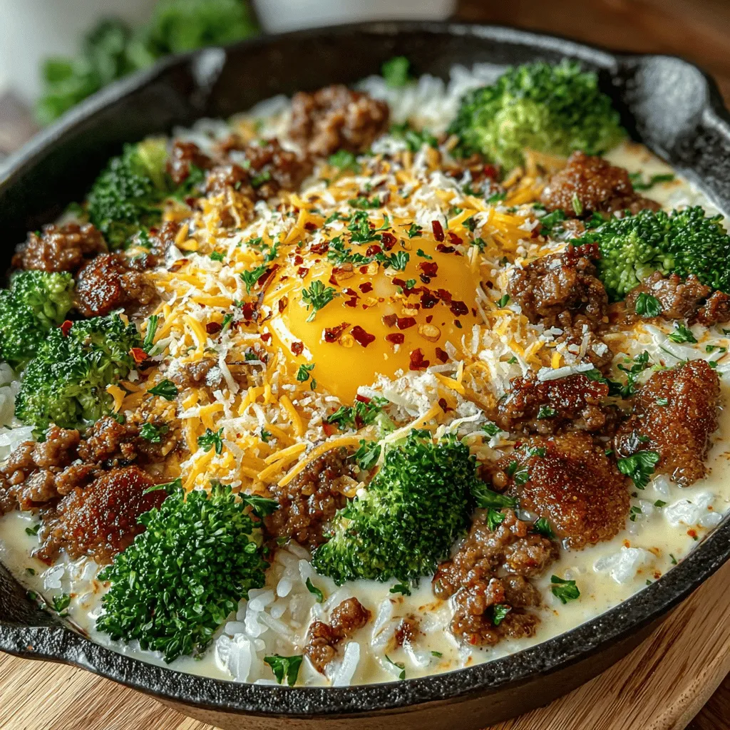 When crafting your Cheesy Beef & Broccoli Delight, the order in which you combine your ingredients plays a crucial role in building depth and complexity of flavor. Start by sautéing your ground beef with diced onions and minced garlic until the meat is browned and the onions are translucent. This initial step not only enhances the meat's flavor but also forms the foundation for the entire dish.
