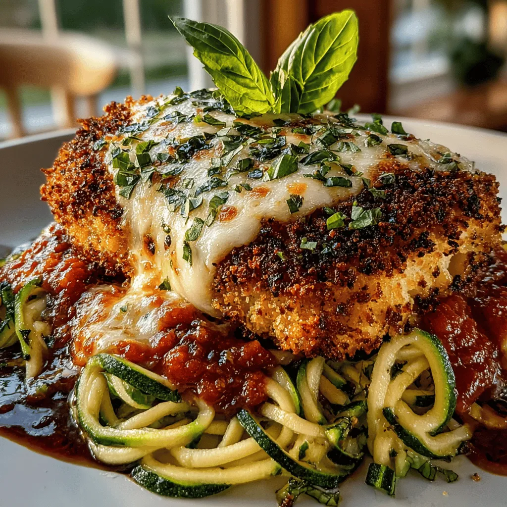 In the world of comfort food, few dishes can rival the heartwarming appeal of Chicken Parmesan. The golden-brown, crispy coating, tender chicken, and rich marinara sauce layered with bubbling cheese create a harmonious blend of flavors that satisfies the most discerning palates. However, with the rise of health-conscious eating and the demand for low-carb alternatives, traditional pasta dishes are often re-evaluated. Enter the Cheesy Baked Chicken Parmesan with Zucchini Noodles—a delightful fusion that reimagines this classic favorite while maintaining its irresistible essence.