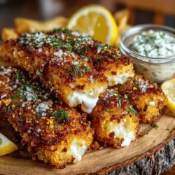 Crispy Baked Fish Sticks