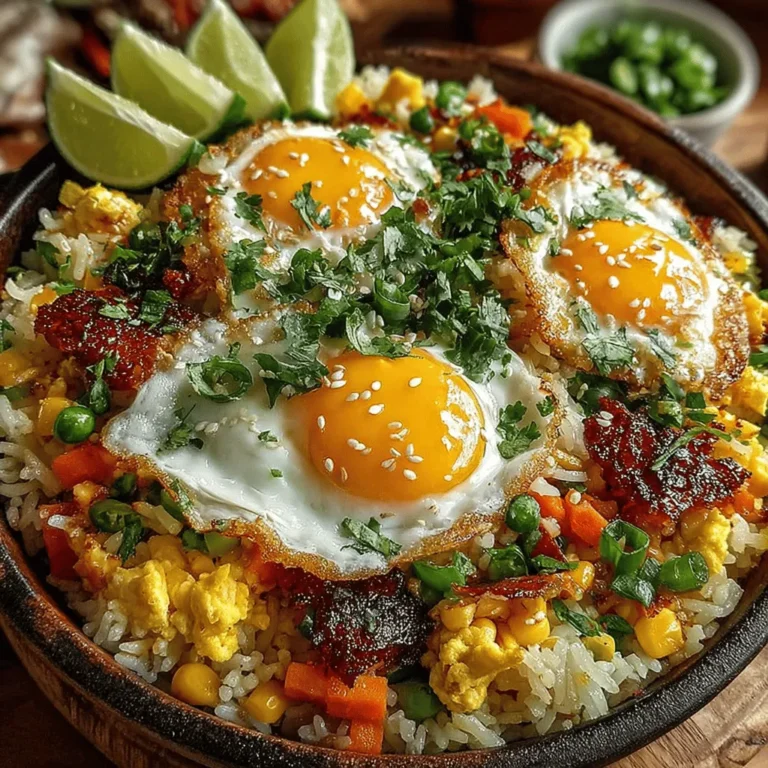 Rainbow Veggie Fried Rice with Egg is not just a meal; it's a vibrant celebration of flavors and textures that appeals to both the eyes and the palate. This dish is a perfect introduction to the world of fried rice, showcasing an array of colorful vegetables that not only make it visually stunning but also packed with essential nutrients. Whether you're looking for a quick weeknight dinner, a healthy meal prep option, or a way to use up leftover ingredients, this recipe checks all the boxes.