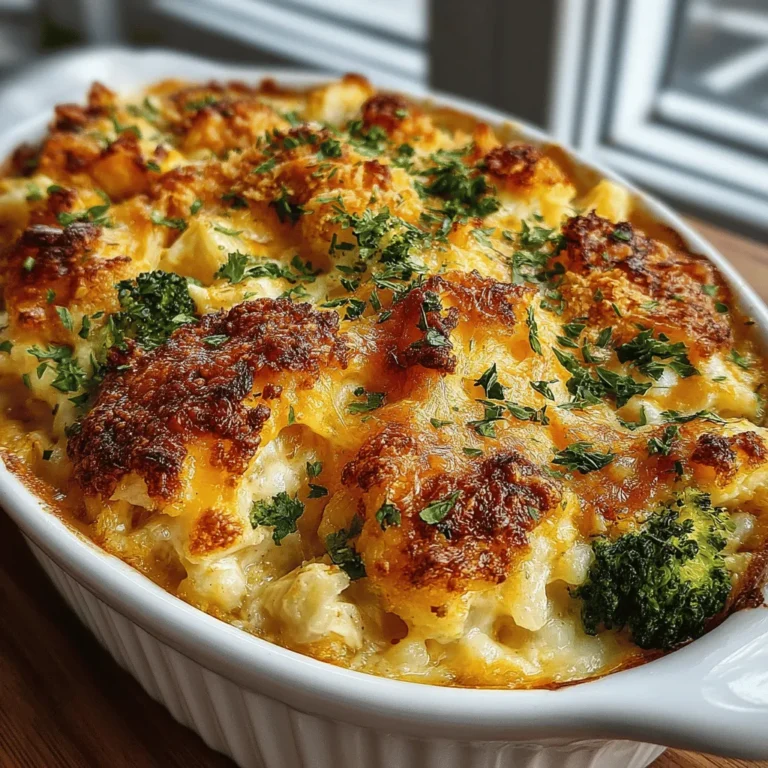 Cheesy Broccoli and Chicken Rice Casserole is a classic comfort food that brings together the nourishing qualities of chicken, broccoli, and rice, all enveloped in a rich, creamy cheese sauce. This dish is not only a delightful addition to family dinners but also an excellent choice for meal prep, as it can be made in advance and stored for later. The combination of flavors and textures makes it an appealing option for both adults and children, ensuring that everyone at the table leaves satisfied. In this article, we will explore the intricacies of crafting this delicious casserole, from its essential ingredients to the preparation steps that yield a perfect dish every time.