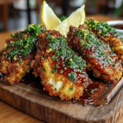 Chicken wings have solidified their status as a beloved snack and meal option across various settings, from casual game days to elegant dinner parties. Their versatility, coupled with a multitude of flavor profiles, makes them a go-to choice for many. Among the most appealing flavors is the zesty and vibrant lemon pepper, which offers a delightful burst of citrusy goodness paired with a peppery kick. This recipe for Zesty Crispy Lemon Pepper Wings not only incorporates these bold flavors but also elevates them with the unique twist of a crispy baked method, making them a healthier alternative to traditional fried wings.