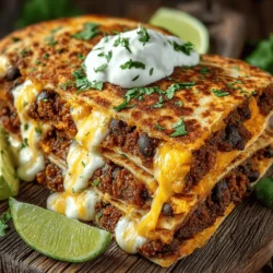Sweet Potato & Black Bean Quesadillas