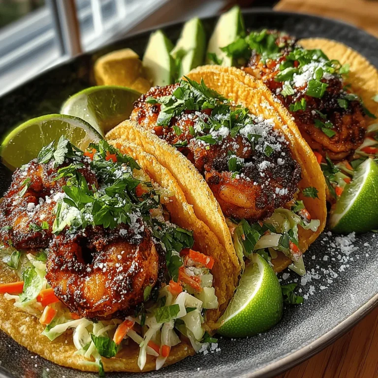 When it comes to flavorful and enticing meals, Zesty Shrimp Fiesta Tacos stand out as a celebration on a plate. These tacos encapsulate the spirit of a fiesta, offering a burst of vibrant colors and zesty flavors that will transport your taste buds to a bustling Mexican market. Perfect for weeknight dinners, casual gatherings, or simply when you crave something delicious yet healthful, shrimp tacos have gained immense popularity for good reason.