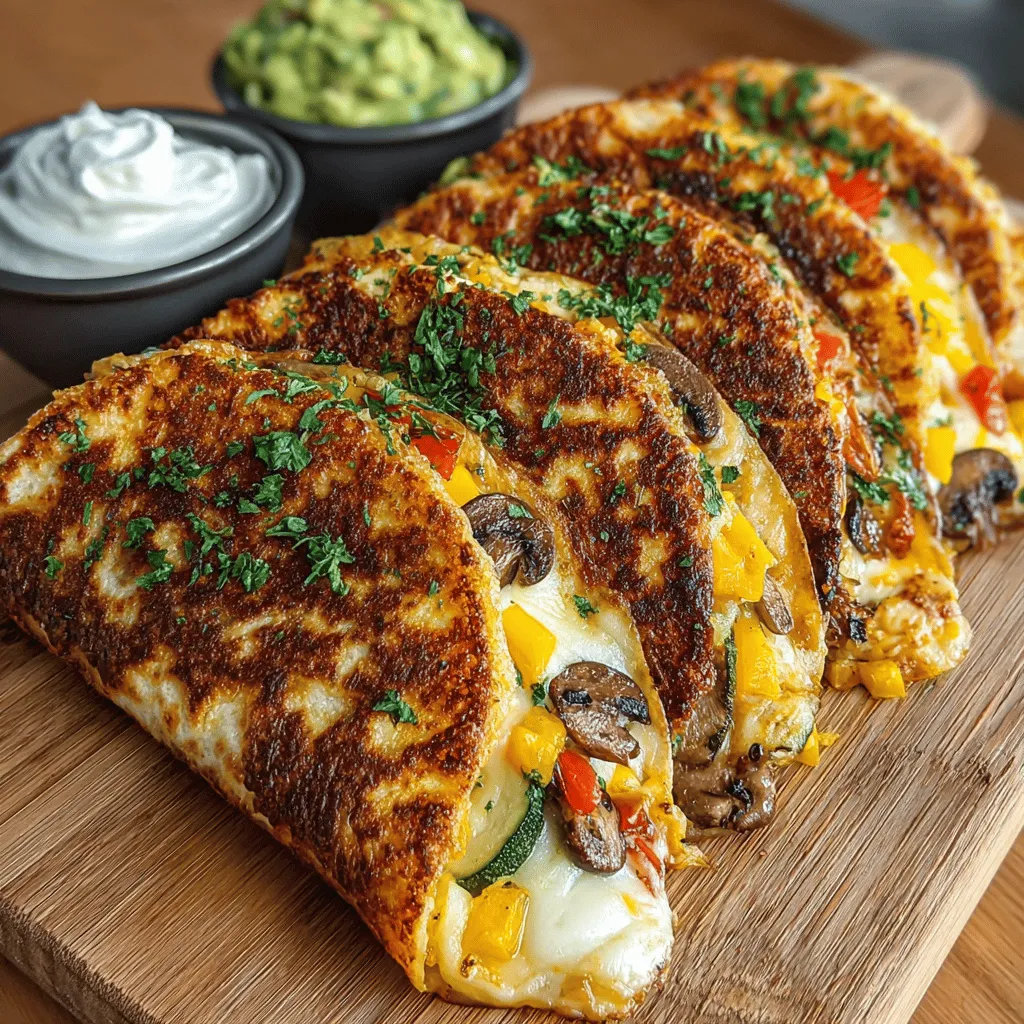 Cheesy Delight Veggie Quesadillas