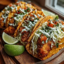 Tacos have firmly established their place in the hearts and stomachs of food lovers around the globe. With their origins deeply rooted in Mexican cuisine, these versatile handheld delights have transcended cultures and culinary boundaries, evolving into countless variations. Among these, crispy chicken tacos have emerged as a standout favorite, particularly when paired with a zesty avocado lime sauce. The combination of crunchy chicken and the creamy brightness of the sauce creates a dish that is not only visually appealing but also a delight for the taste buds. Whether you're serving them at a family dinner or a weekend gathering, these tacos are sure to be a crowd-pleaser.