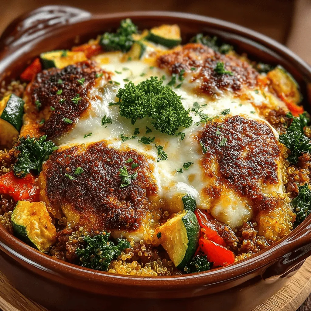 In the quest for nutritious and satisfying meals, a veggie-packed turkey and quinoa casserole stands out as a delicious and wholesome option. This dish seamlessly marries the lean protein of ground turkey with the nutrient-dense goodness of quinoa and a vibrant array of vegetables. The result is a comforting meal that not only pleases the palate but fuels your body with essential nutrients. Whether you’re looking for a family-friendly dinner or a meal prep option to keep you energized throughout the week, this casserole is versatile and fulfilling.