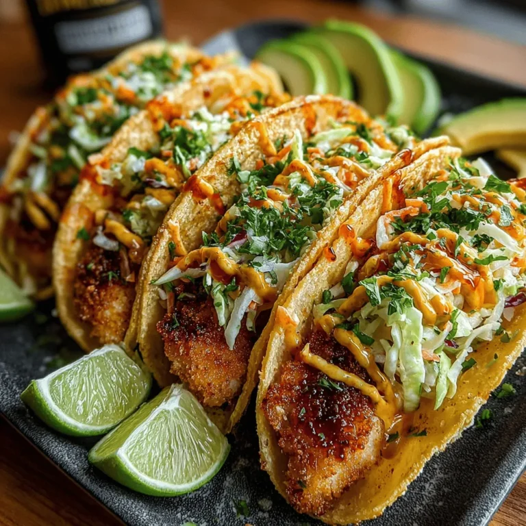 Tacos have an extraordinary ability to bring people together, transcending borders and cultures with their diverse flavors and textures. From the traditional Mexican street taco to modern gourmet variations, tacos are not only a beloved staple in global cuisines but also a canvas for creativity in the kitchen. One such delightful creation is the Crunchy Fiesta Chicken Taco, a dish that promises to be a crowd-pleaser at any gathering.