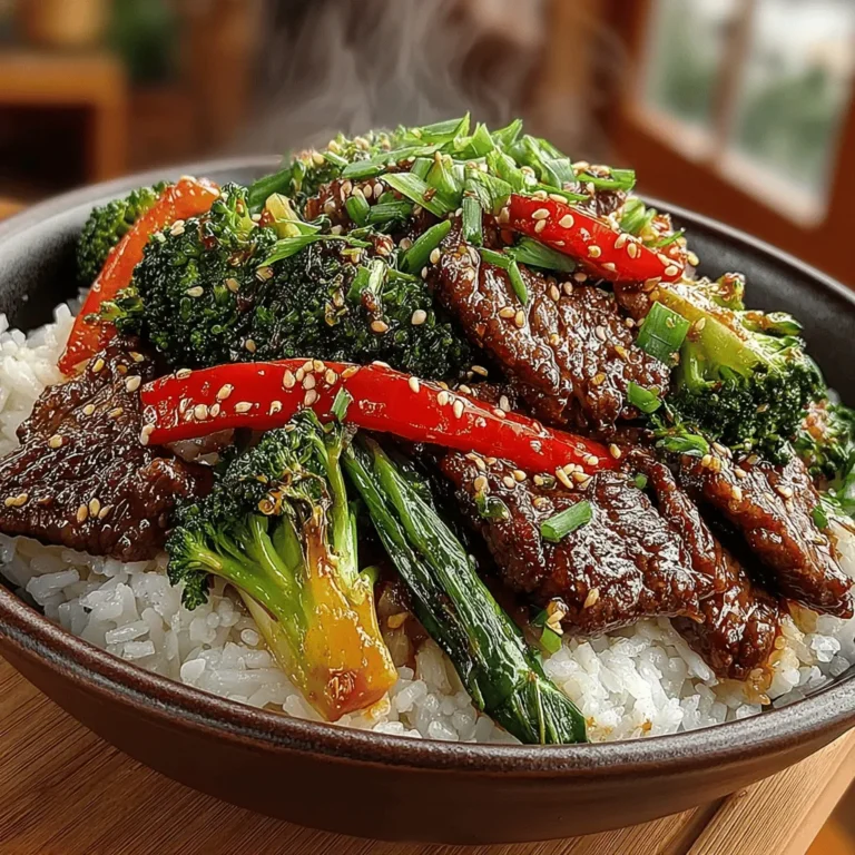 In the realm of weeknight dinners, few dishes can rival the allure of a quick and zesty beef and broccoli stir-fry. This popular recipe not only satisfies hunger but also delights the palate with its vibrant flavors and appealing textures. The tender, marinated beef combined with crisp broccoli and a savory sauce creates a symphony of taste that is both comforting and refreshing. With a preparation time that clocks in at under 30 minutes, this dish is the perfect solution for busy individuals and families seeking a nutritious meal without the lengthy cooking process.