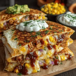 Firecracker BBQ Chicken Quesadillas Recipe