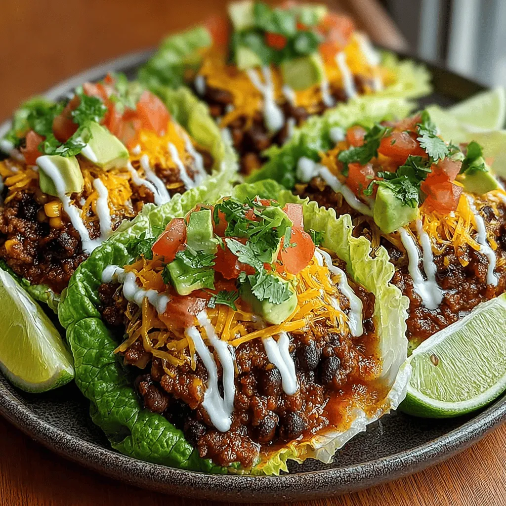 In today’s fast-paced world, striking a balance between nutrition and convenience is a common challenge for many home cooks. With busy schedules and the temptation of processed foods, finding meals that are both quick to prepare and nourishing can be daunting. Enter Taco Time Lettuce Delight—a fresh and innovative take on the beloved taco that offers a guilt-free indulgence without sacrificing flavor. This recipe brilliantly combines the savory essence of seasoned ground beef with the crisp, refreshing texture of lettuce wraps, creating a dish that is not only satisfying but also a lighter alternative to traditional tacos.