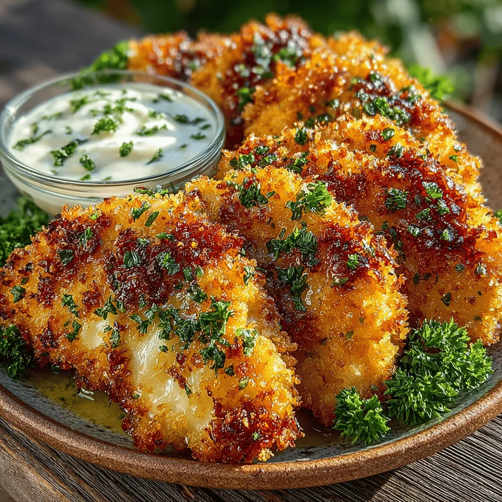 Crispy Baked Ranch Chicken Tenders are a delightful and healthier alternative to traditional fried chicken tenders. This recipe has gained popularity among families and food enthusiasts alike due to its irresistible crunch and flavorful seasoning, all while avoiding the excess calories and fat associated with frying. Whether you're preparing a quick weeknight dinner, hosting a gathering, or simply looking for a satisfying snack, these chicken tenders deliver on taste and versatility.