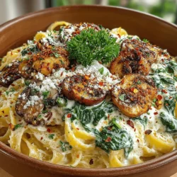 Spinach & Mushroom Delight Pasta: A Culinary Journey