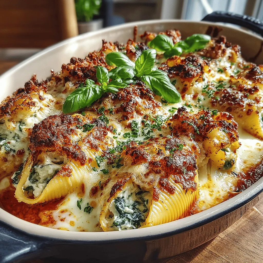 Creamy Spinach and Cheese Stuffed Shells: A Culinary Delight