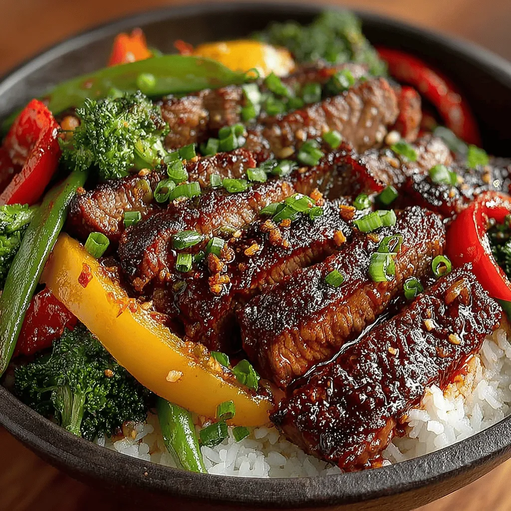 When it comes to quick and satisfying meals, few dishes can rival a well-prepared stir-fry. The Sizzling Savory Beef and Veggie Stir-Fry stands out as a vibrant, flavorful option that not only tempts the taste buds but also provides a nutritious balance of protein and vegetables. This dish is a celebration of freshness, featuring tender slices of beef paired with an array of colorful vegetables, all infused with a rich and savory sauce.
